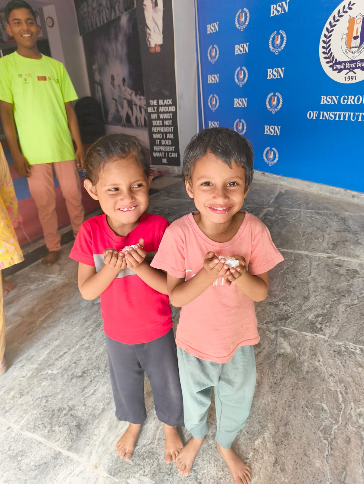 Children supported through Pehal Sanstha learning activities
